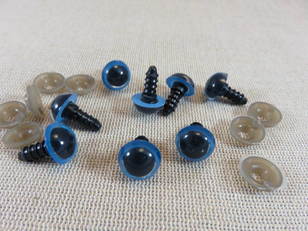 Oeil de sécurité bleu 20 mm peluche amigurumi crafts