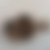 Perles agate marron 6mm ronde pierre de gemme - lot de 10