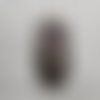Pendentif khéper scarabée égyptien cuivre strass violet 25mm