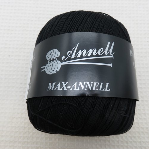 Coton noir annell max-annell pelote fil 100% coton