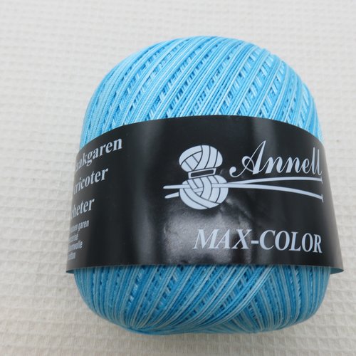 Coton bleu annell max-color pelote fil 100% coton