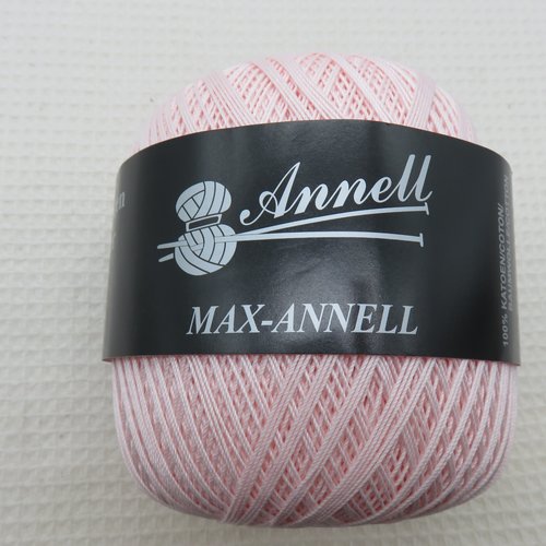Coton rose annell max-annell pelote fil 100% coton