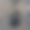 Pendentifs soleil lune métal couleur argenté 30x26mm - lot de 2