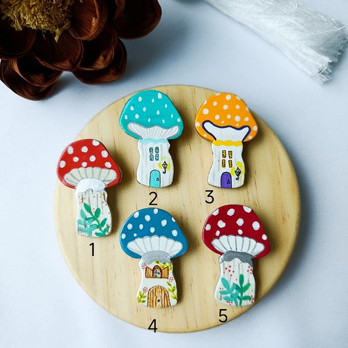 Broches champignon