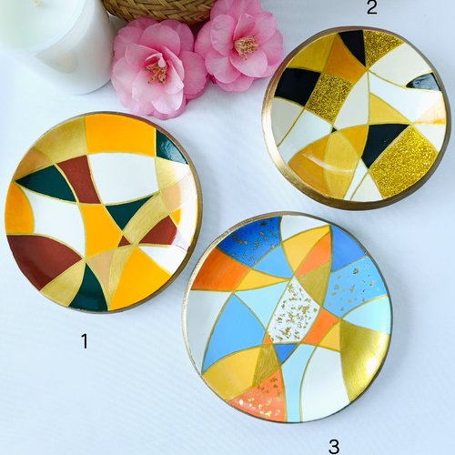 Coupelles, vide poche, porte-bijoux, graphique