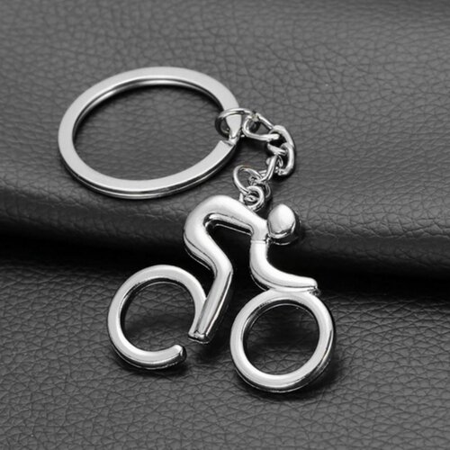 Porte-clés, bijou de sac coureur cycliste, vélo.