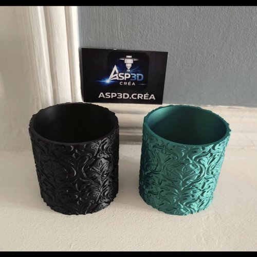 Organiseur de bureau design baroque – pot à crayons imprimé en 3d