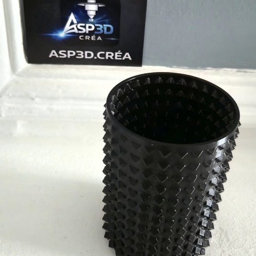 Pot à usage multiple imperméabilisé – design géométrique à picots