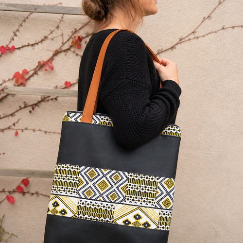 Tote bag avec fermeture éclair