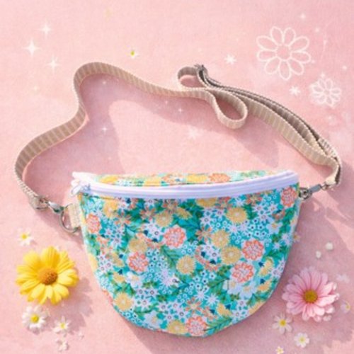 Sac banane fleuri – pratique & plein de peps