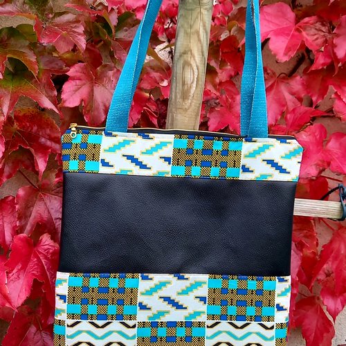 Sac tote bag avec fermeture éclair
