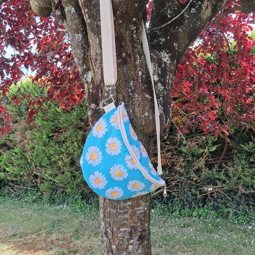 Sac banane fleuri