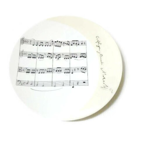 Assiettes porcelaine les musiciens