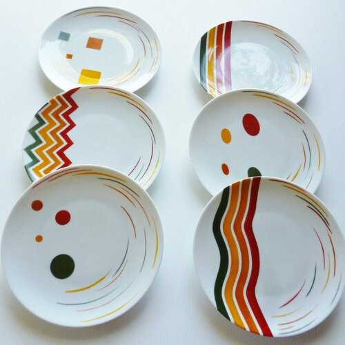 Assiettes à dessert l'été indien