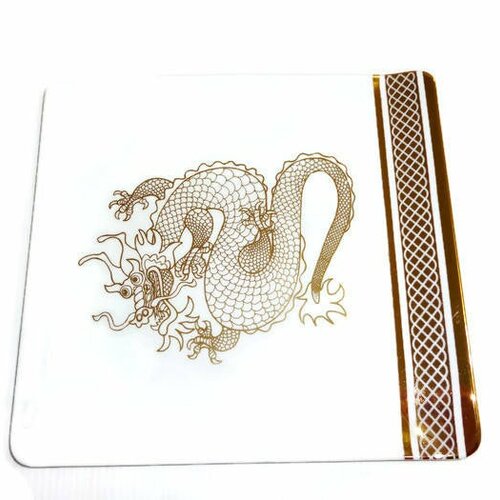 Plat porcelaine  le dragon chinois
