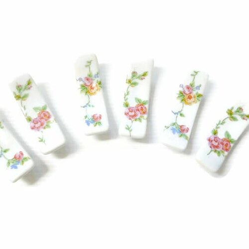 Porte-couteaux  guirlande de roses