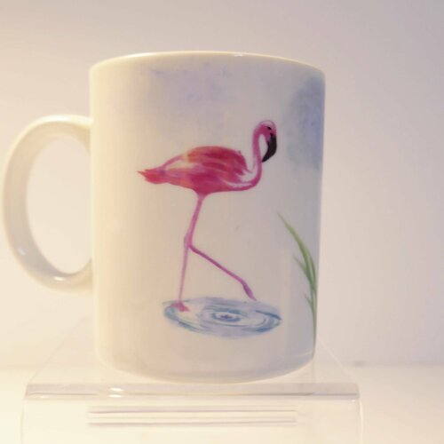 Mug porcelaine les flamands roses