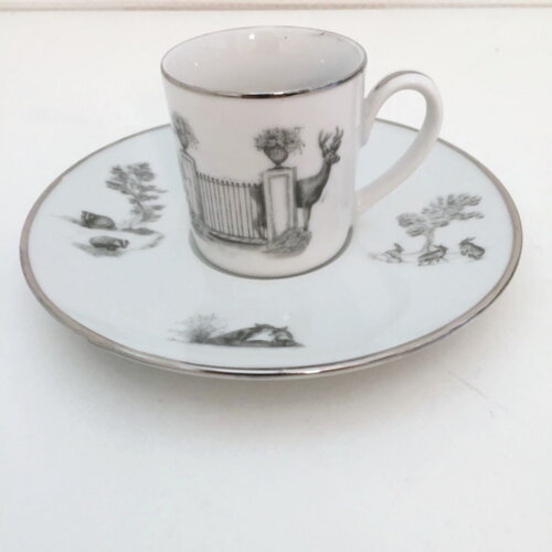 Tasses à café - chasse à courre