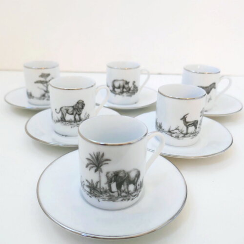 Tasses à café - tasses animaux d'afrique,