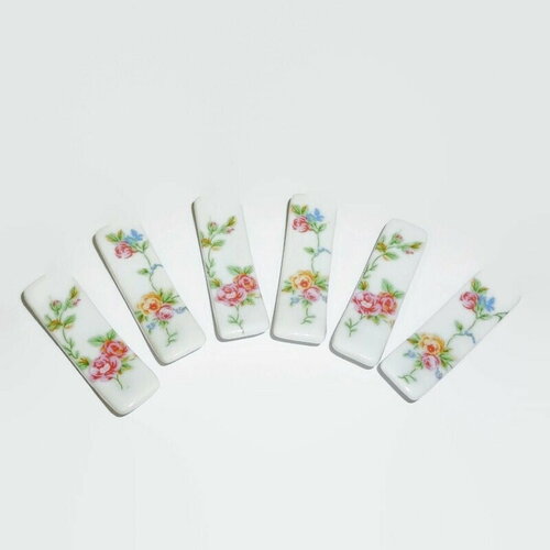 Porte-couteaux  guirlande de roses