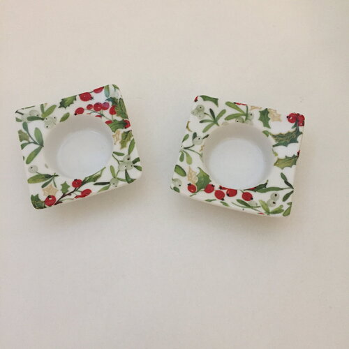 Petits bougeoirs de noël