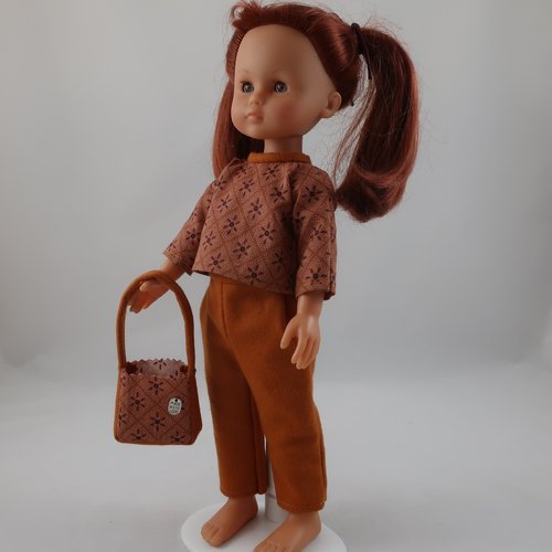 Vêtements pour poupée chéries corolle, paola reina, 32/33cm - "petit ensemble douillet"