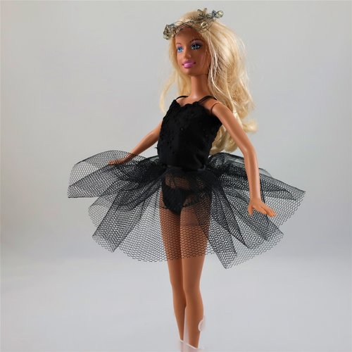 Vêtements pour poupée barbie - "le tutu noir"