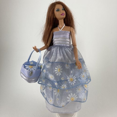 Vêtement pour poupée barbie - "fantaisie pour barbie"