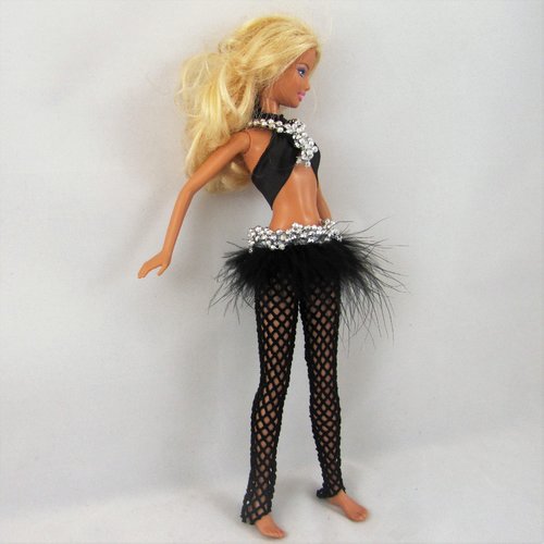 Vêtements pour poupée barbie - "tenue de scène britney" - modèle 2