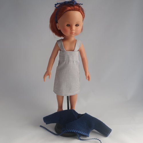 Vêtements pour poupées chéries corolle, paola reina, 32/33cm - "petite robe"
