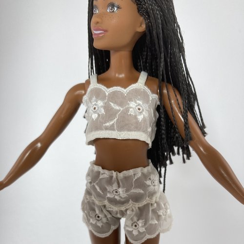 Vêtements pour poupée barbie - ensemble lingerie noir - Un grand marché