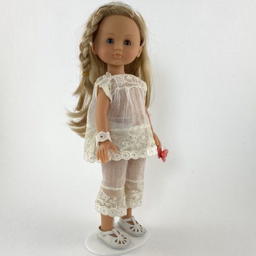 Vêtements pour poupées chéries corolle, paola reina, 32/33cm - "tenue d'été"
