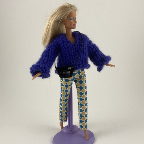 Vêtement pour poupée barbie - "tenue douillette"
