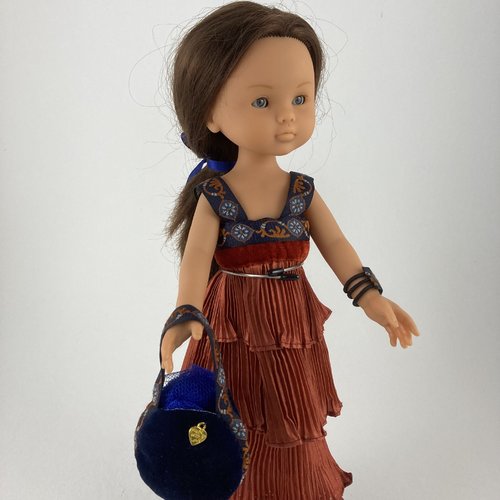 Vêtements pour poupées chéries corolle, paola reina, 32/33cm - "tenue de fête "