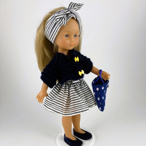 Vêtements pour poupées chéries corolle, paola reina, 32/33cm - "ensemble douillet "
