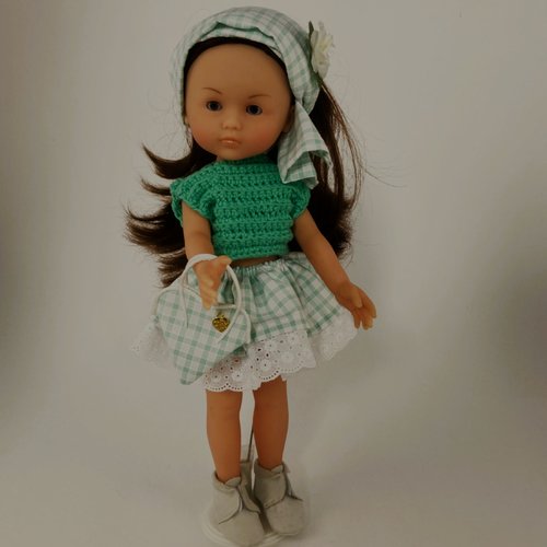 Vêtements pour poupées chéries corolle, paola reina, 32/33cm - "printanière"""