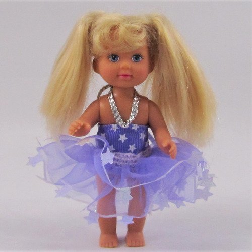 Vêtements pour poupée barbie - "gala de danse pour shelly, la petite soeur"