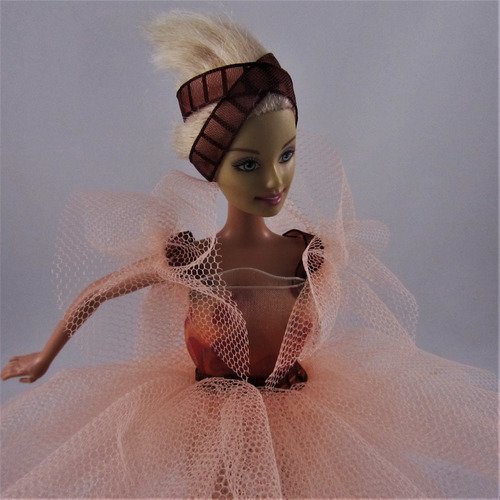 Vêtements pour poupée barbie - "robe de bal romantique"