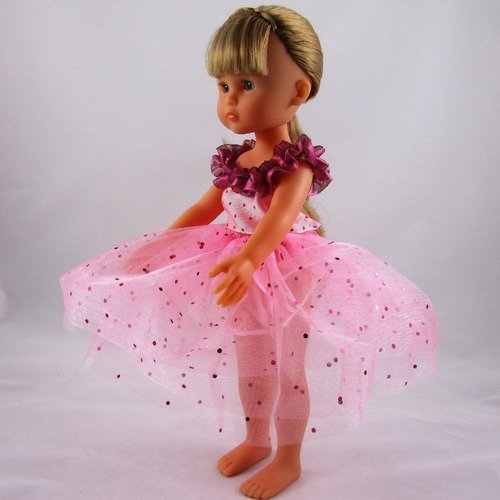 Vêtements pour poupée 32cm chérie corolle - robe de princesse