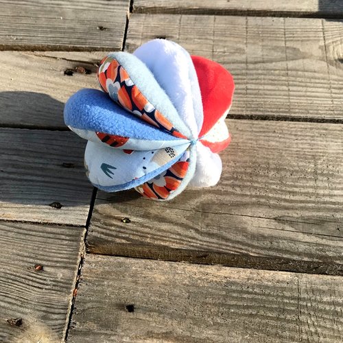 Balle montessori de préhension, balle en quartiers, jouet d'éveil bébé,