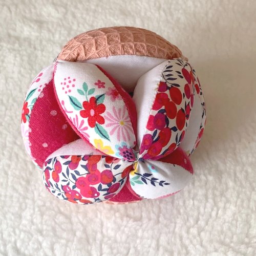 Balle de préhension rose