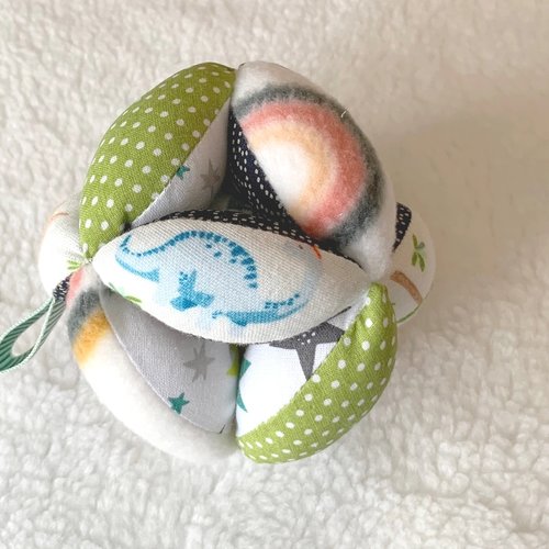 Balle de préhension montessori dinosaures