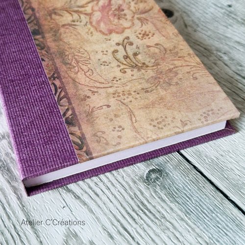 Carnet format a6 { bella } cahier d'écriture, carnet de note de petit format à glisser dans son sac ou poche