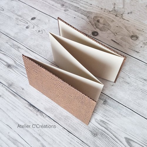 Album photos / carnet leporello / livre d'or accordéon, format paysage