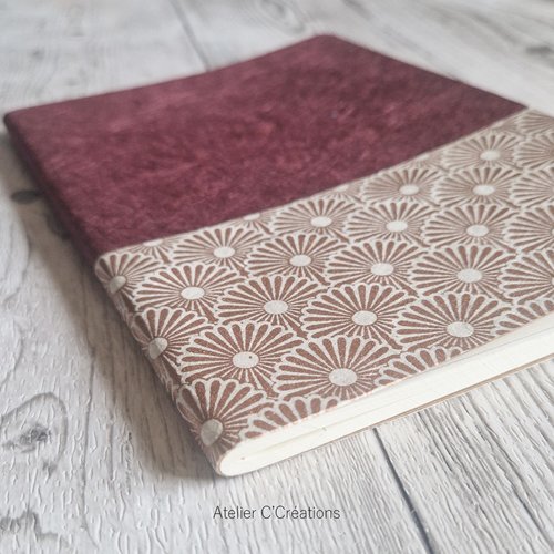 Carnet de notes format a5 { prunelle } cahier d'écriture, livre d'or, journal intime ou bullet journal