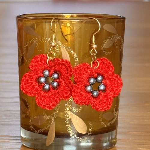 Boucles d'oreilles au crochet