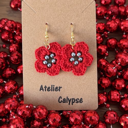 Boucles d'oreilles au crochet