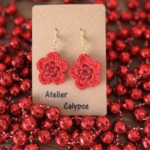 Boucles d'oreilles au crochet