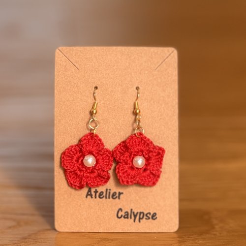 Boucles d'oreille au crochet