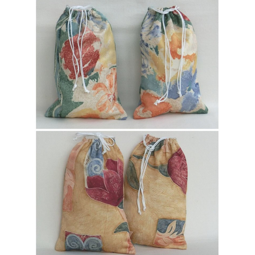 Lot 2 sacs à vrac réutilisable pour denrée alimentaire, sac alimentaire zéro déchet, pochon tissu d'ameublement, sac cadeau